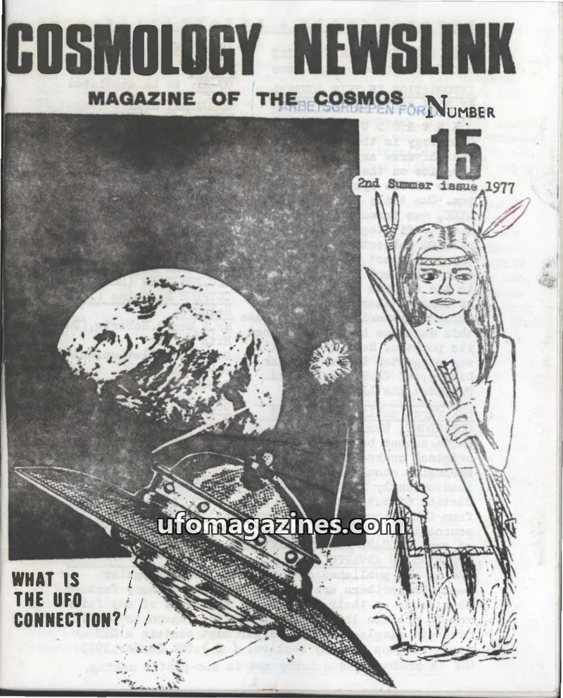 Cover of Cosmology Newslink (Ed Harris) issue 15: COSMOLOGY NEWSLINK