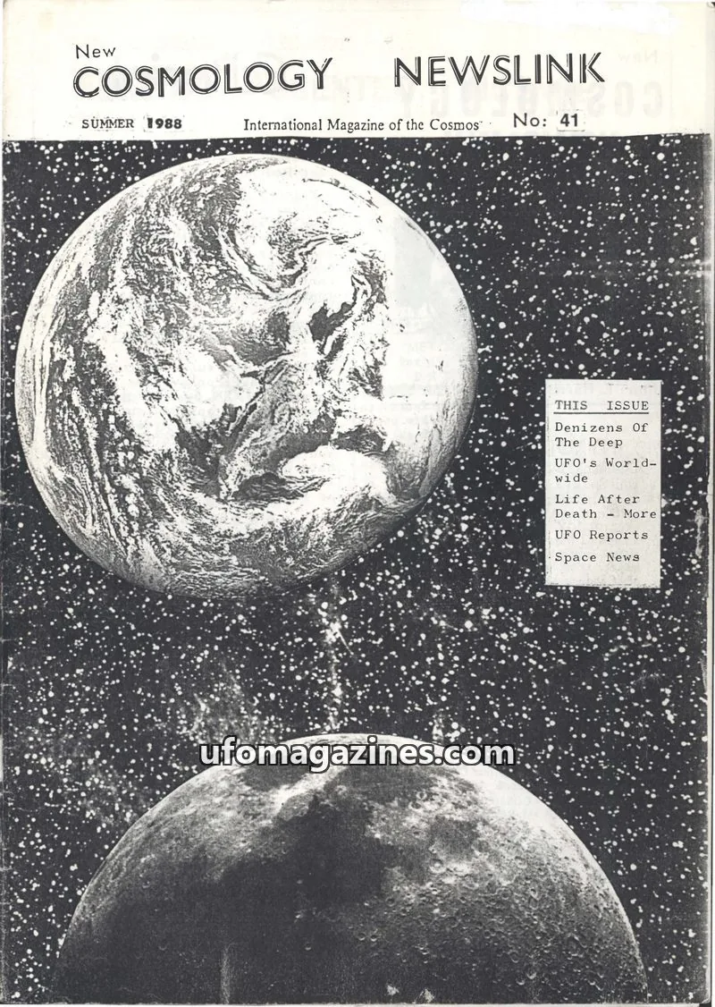 Cover of CNK issue 41: New COSMOLOGY NEWSLINK
