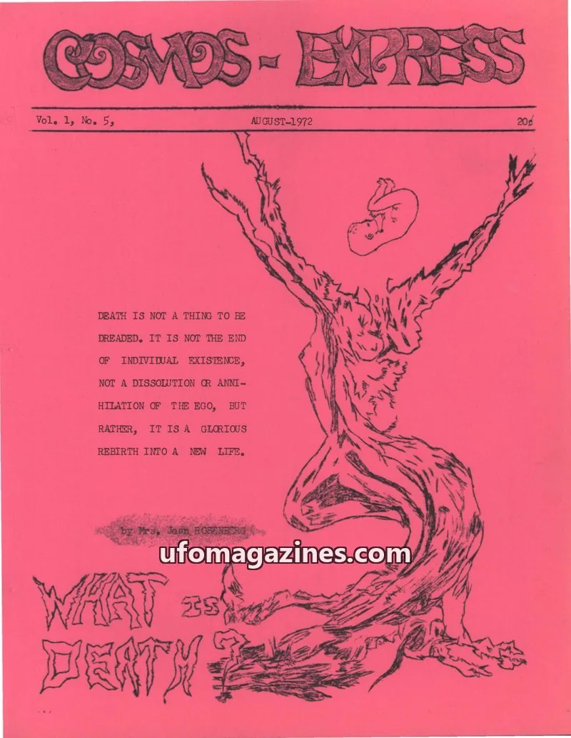 Cover of COSMOS-EXPRESS issue Vol. 1, No. 5: COSMOS - EXPRESS
