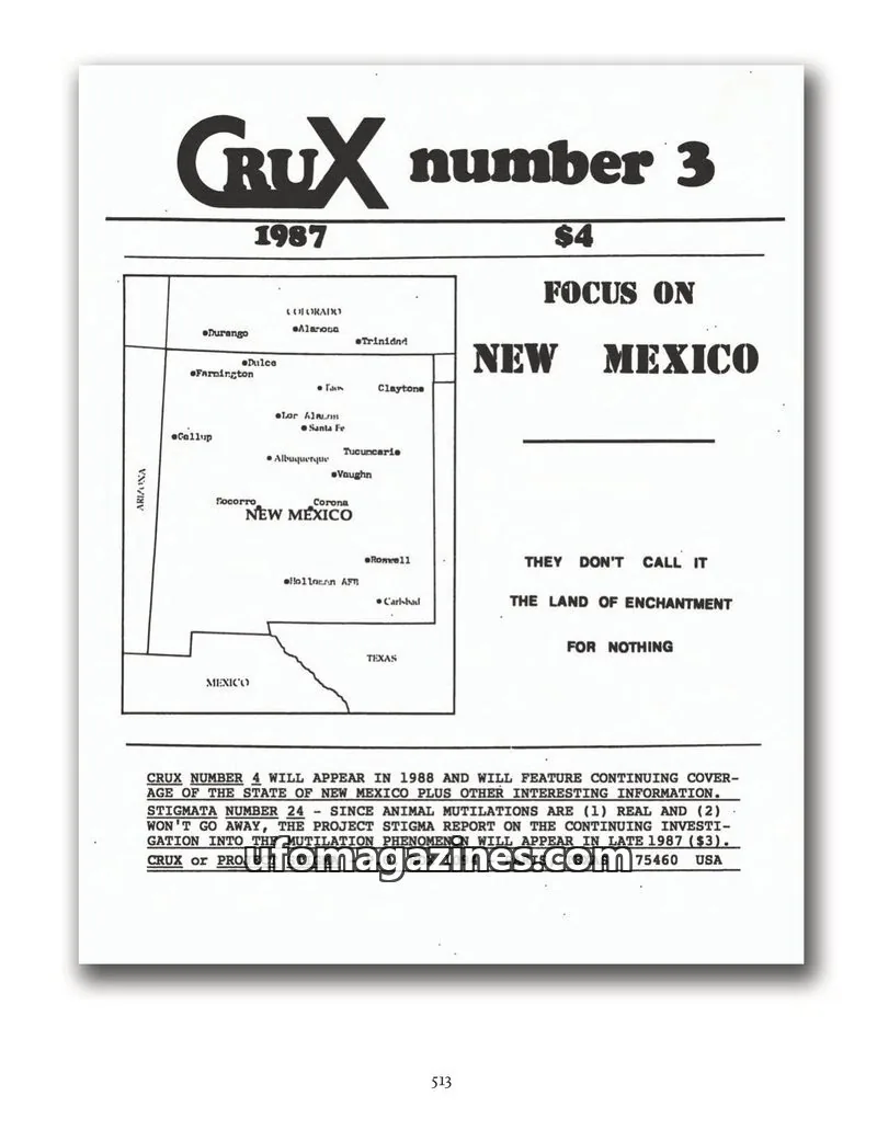 Cover of Crux (Tom Adams) issue 3: CRUX