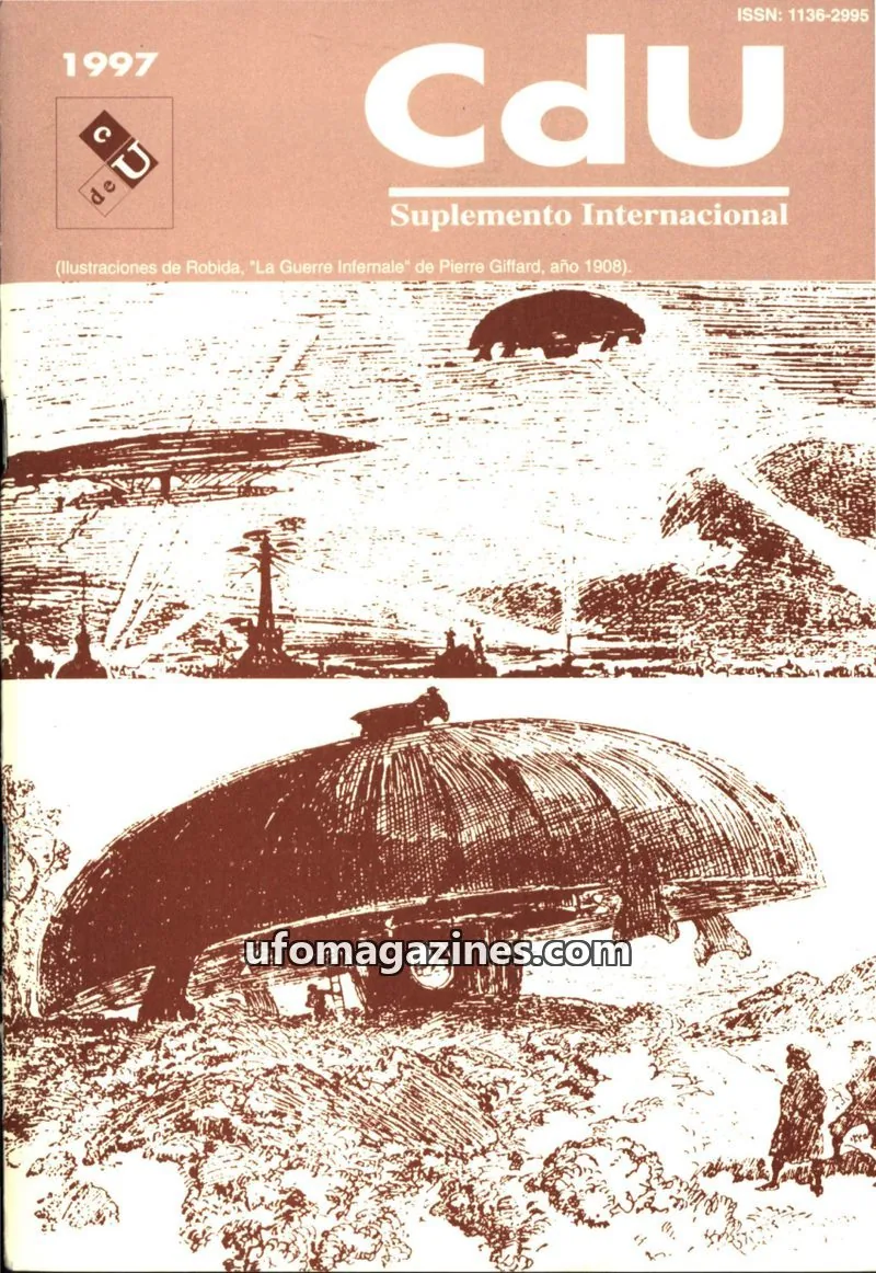 Cover of Cuadernos de Ufologia Suplemento Internacional (Fundacion Anomalia) issue 3: CdU