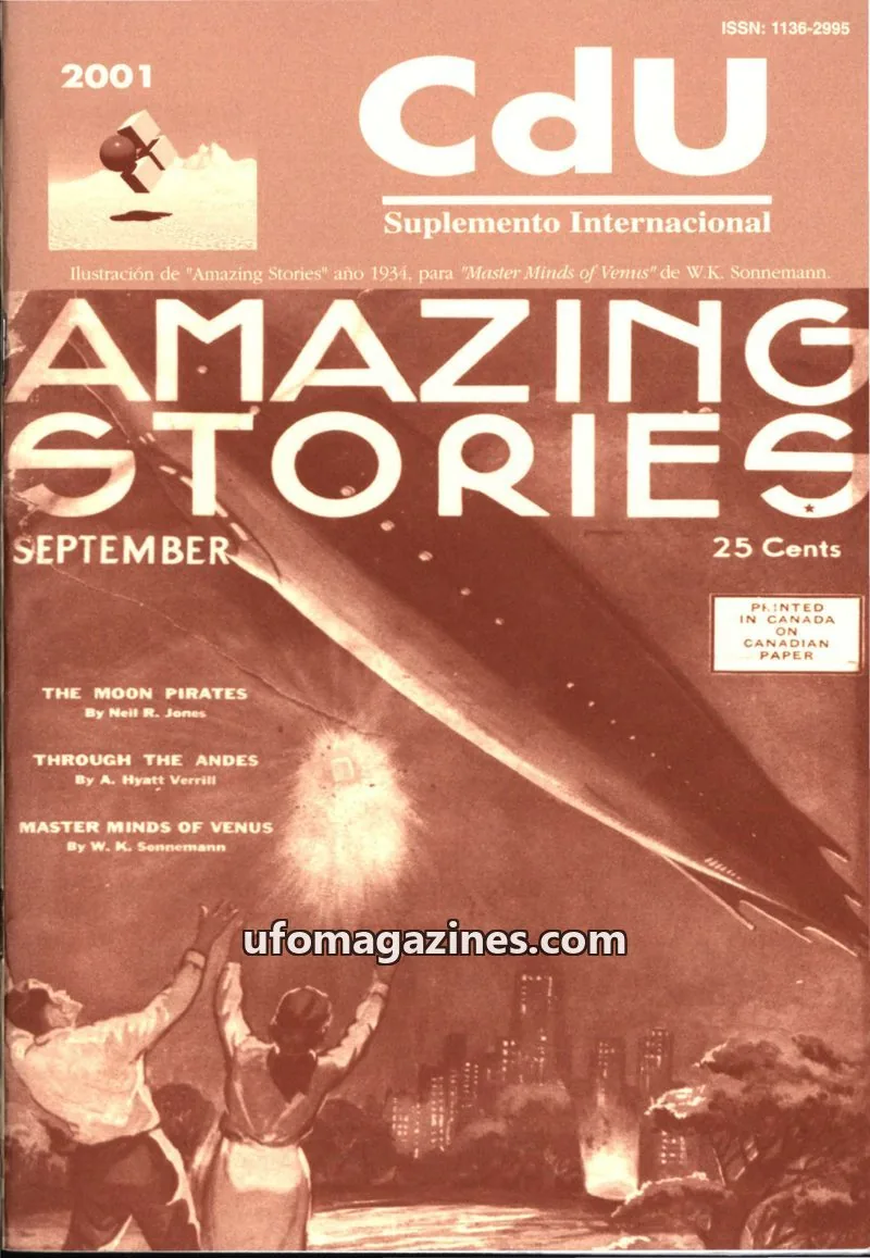 Cover of John Brown Publishing issue SEPTEMBER: AMAZING STORIES