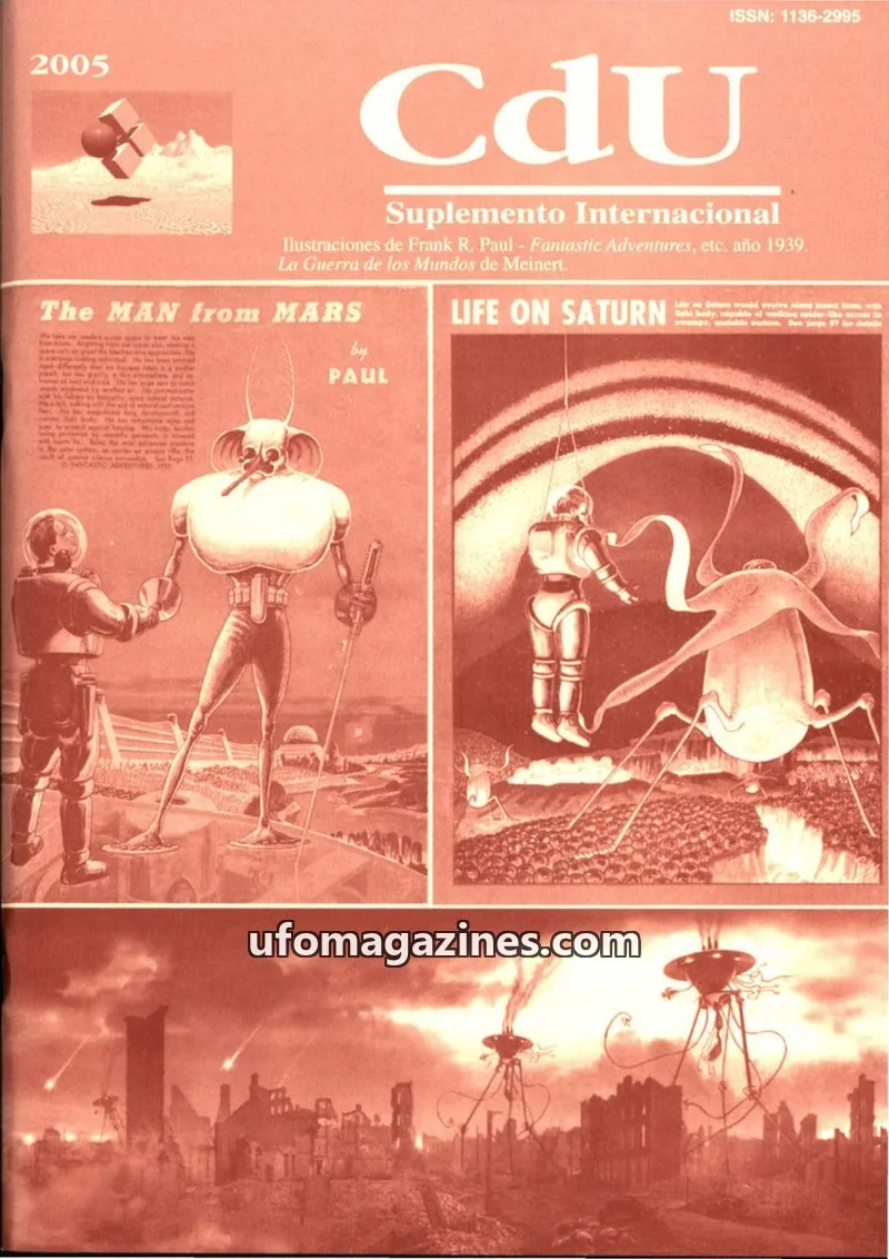 Cover of Cuadernos de Ufologia Suplemento Internacional (Fundacion Anomalia) issue 10: CdU Suplemento Internacional