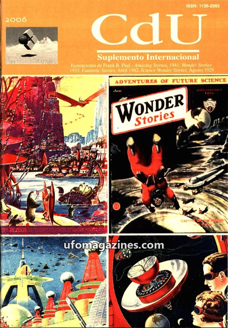Cover of Cuadernos de Ufologia Suplemento Internacional (Fundacion Anomalia) issue 12: CdU