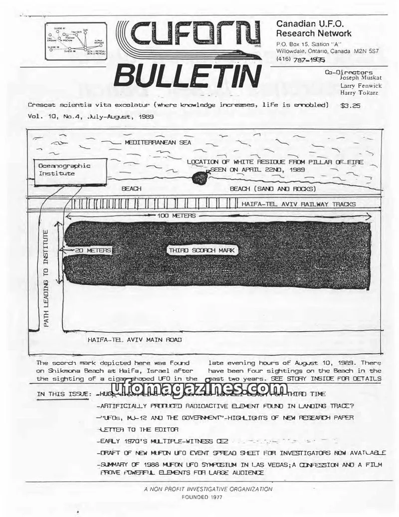 Cover of CUFORN issue Vol. 10, No. 4: CUFORN BULLETIN