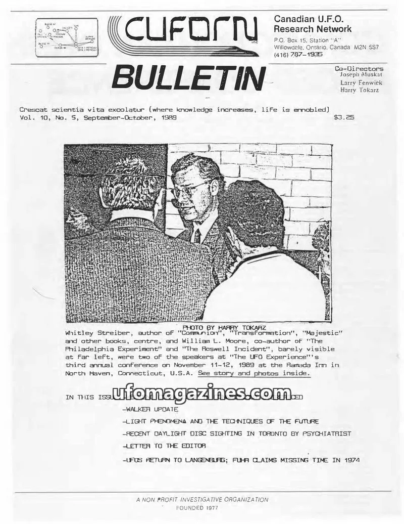 Cover of CUFORN issue No. 5: CUFORN BULLETIN