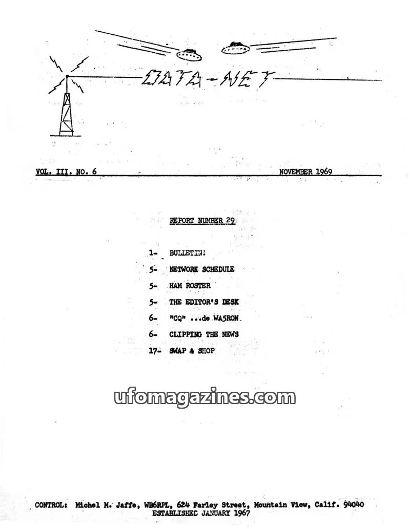 Cover of Data Net issue 6: DATA-NET REPORT