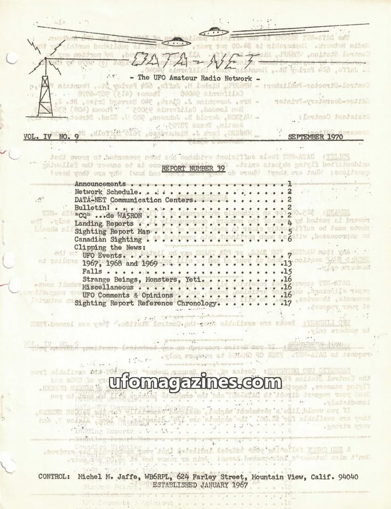 Cover of Data Net issue 39: DATA-NET REPORT