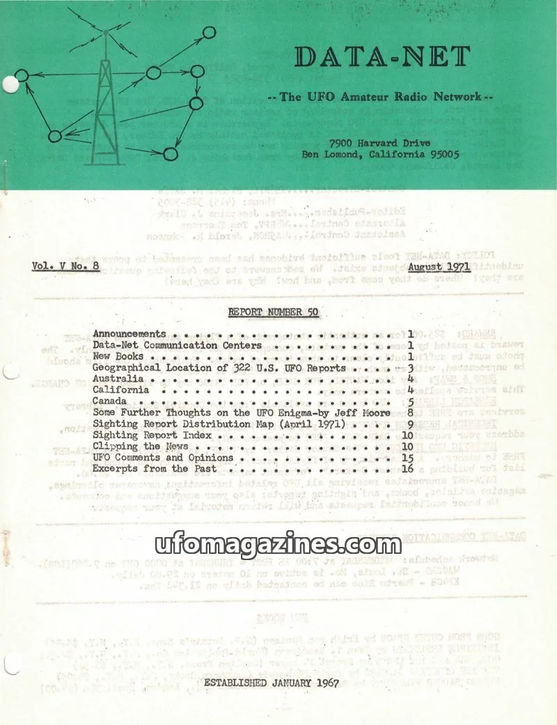 Cover of Data Net issue REPORT NUMBER 50: DATA-NET