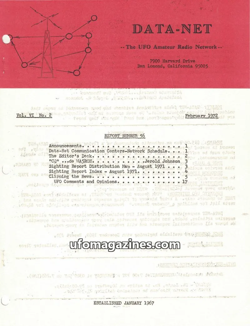 Cover of Data Net issue Vol. VI No. 2: DATA-NET