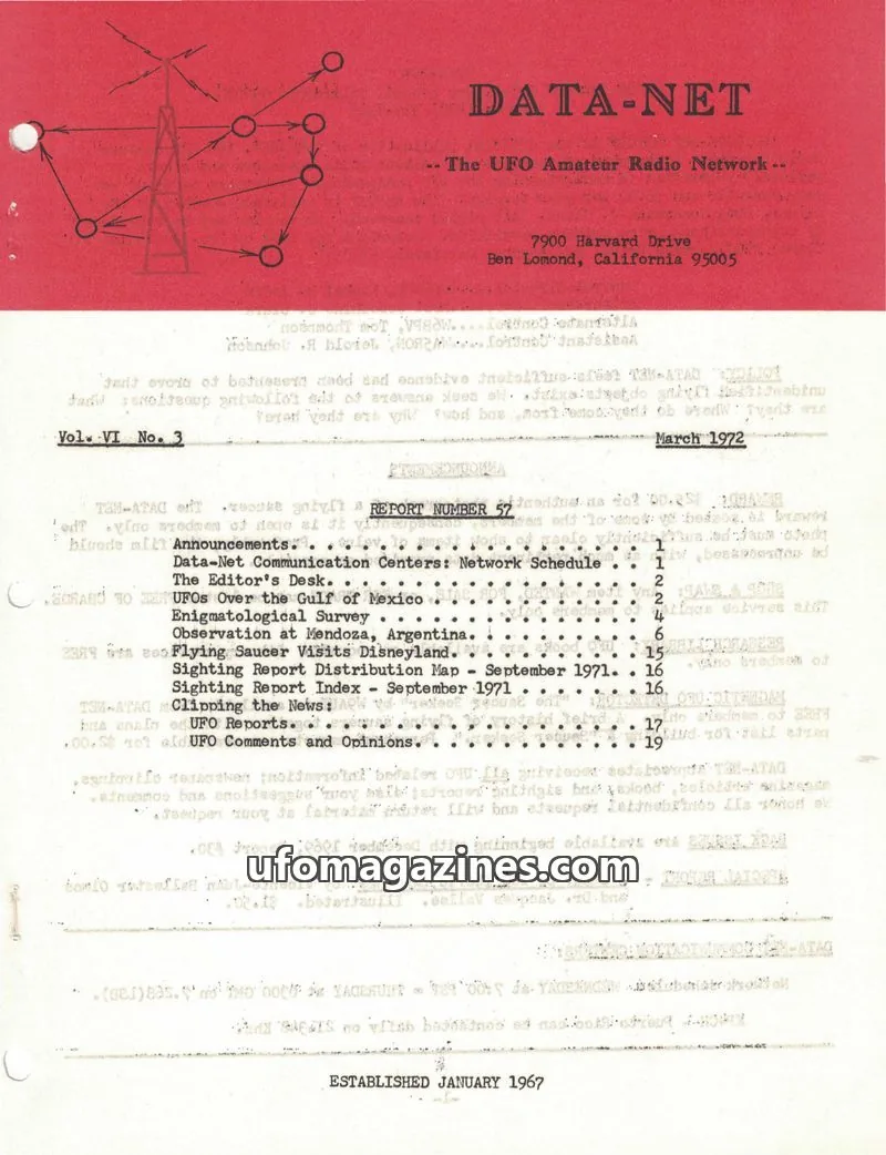 Cover of Data Net issue Vol. VI No. 3: DATA-NET