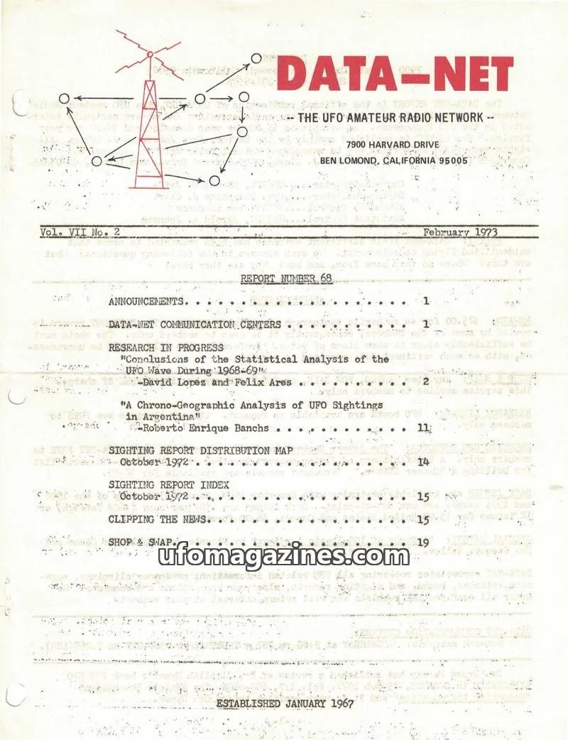 Cover of Data Net issue No. 2: DATA-NET