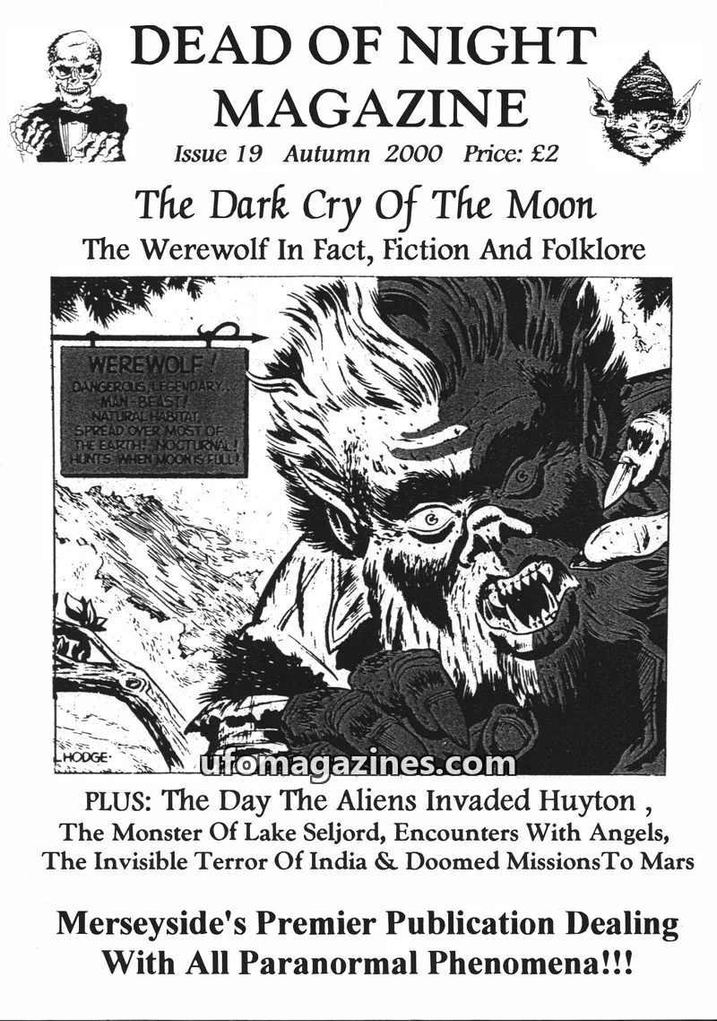 Cover of Dead of Night (Lee Walker) issue 19: DEAD OF NIGHT MAGAZINE