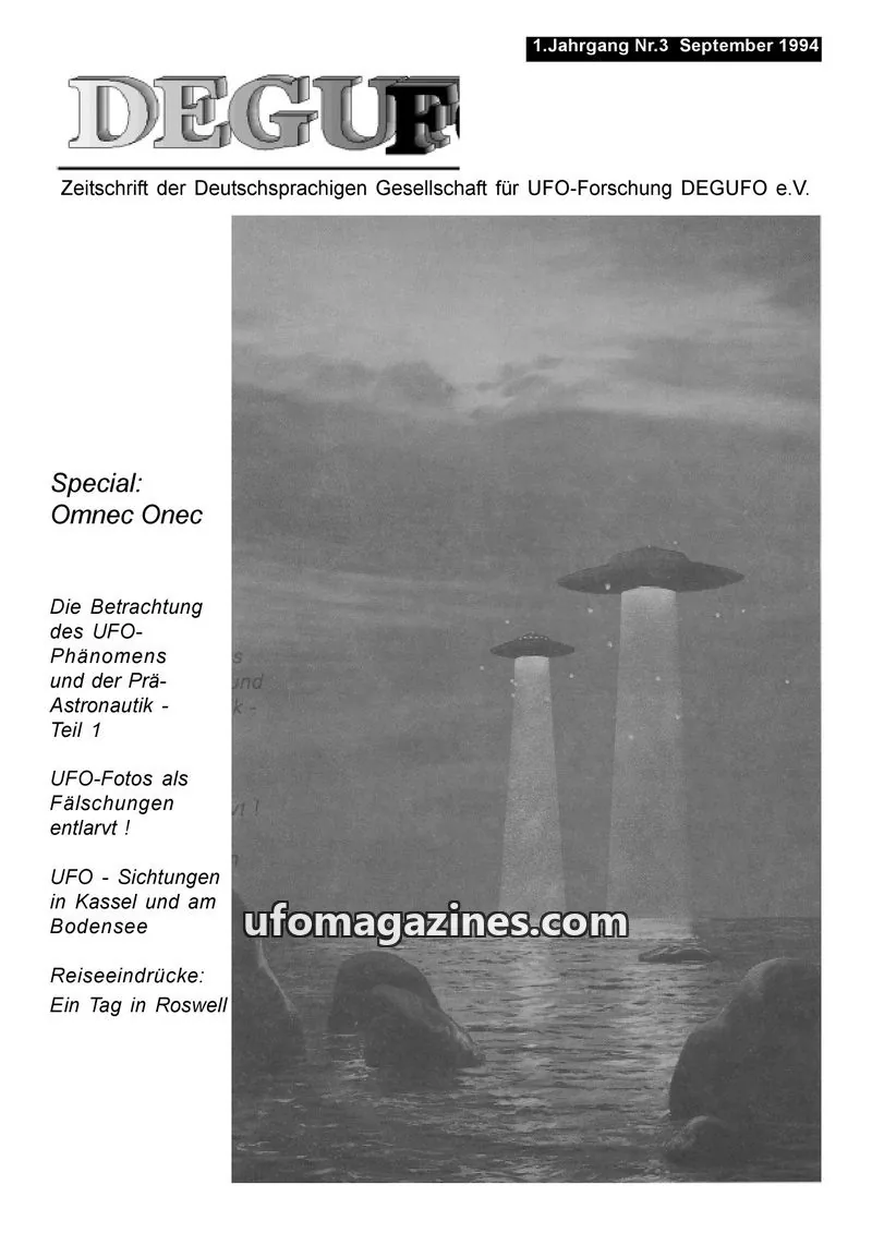 Cover of Deguforum (DEGUFO) issue Nr.3: DEGUFO