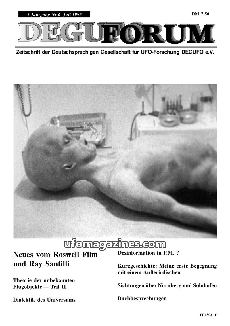 Cover of Deguforum (DEGUFO) issue Nr.6: DEGUFORUM