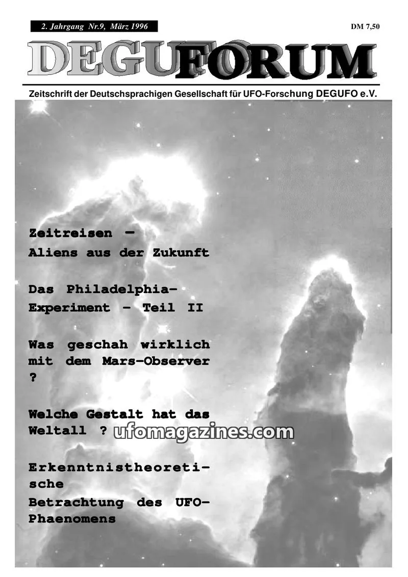 Cover of Deguforum (DEGUFO) issue Nr. 9: DEGUFORUM