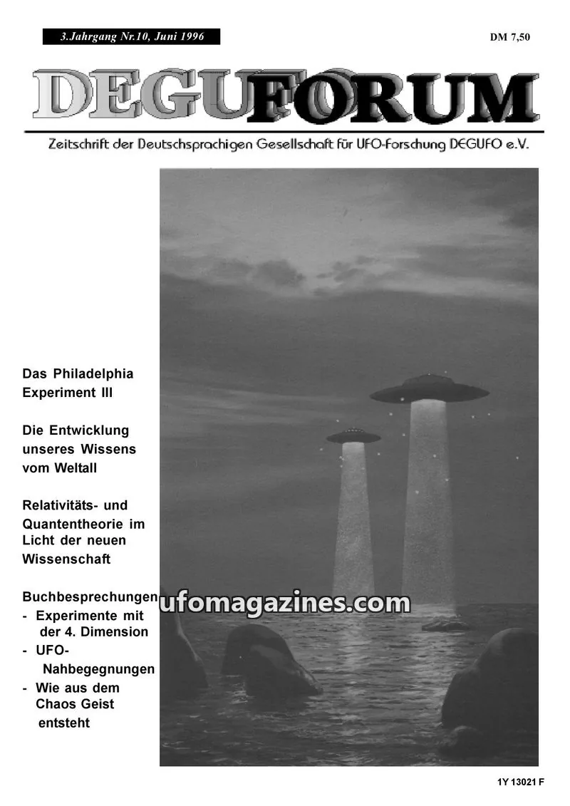 Cover of Deguforum (DEGUFO) issue Nr.10: DEGUFORUM