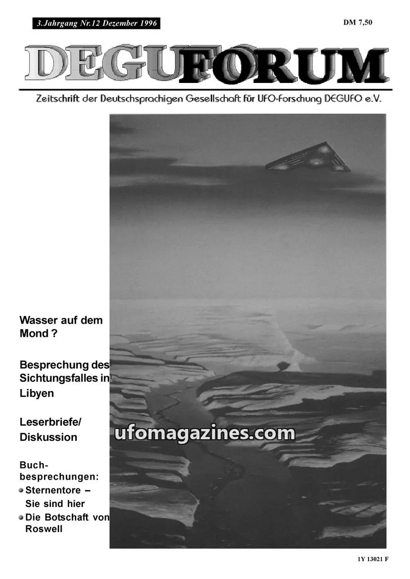 Cover of Deguforum (DEGUFO) issue 12: DEGUFORUM