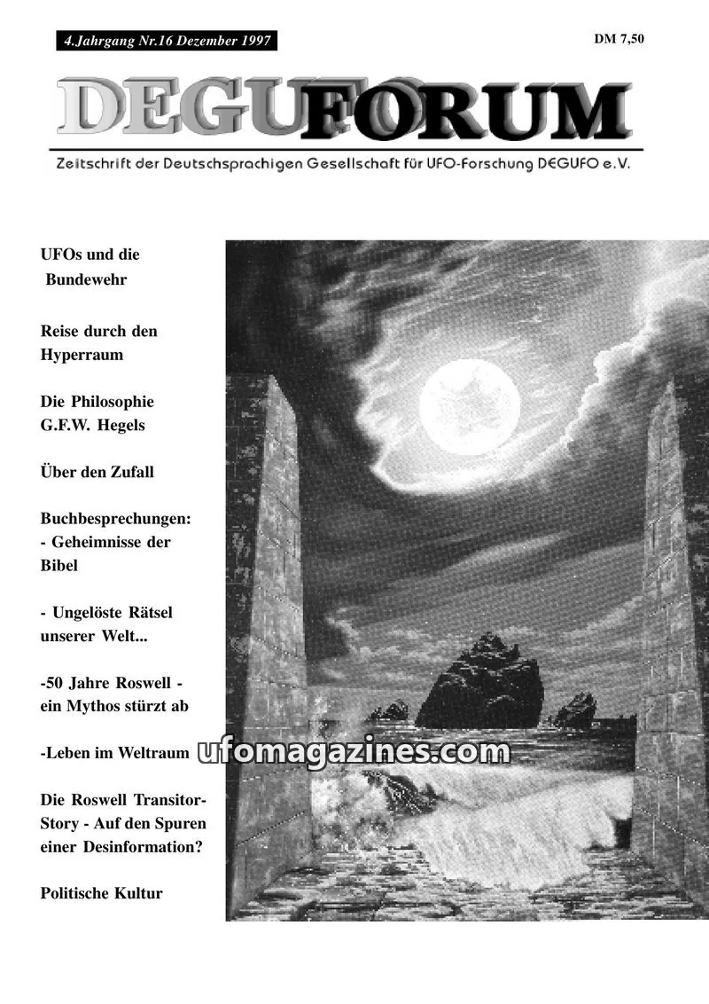 Cover of Deguforum (DEGUFO) issue Nr. 16: DEGUFORUM