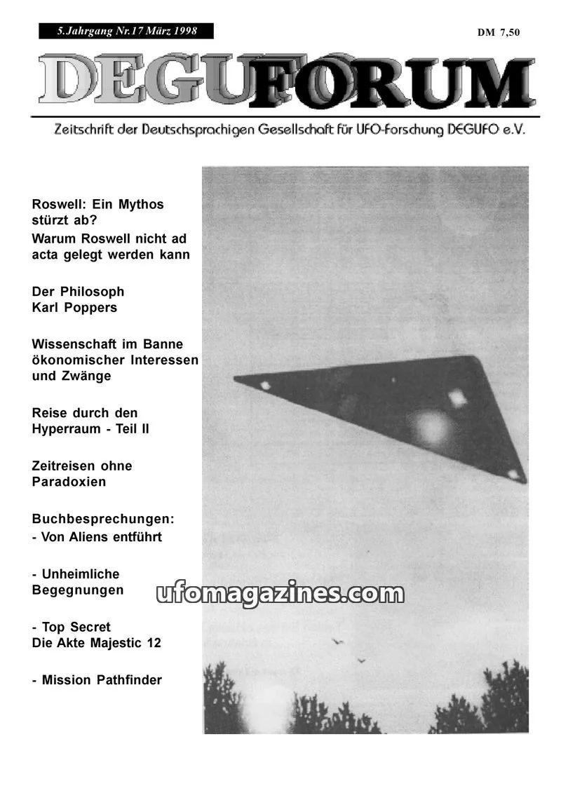 Cover of Deguforum (DEGUFO) issue Nr. 17: DEGUFORUM