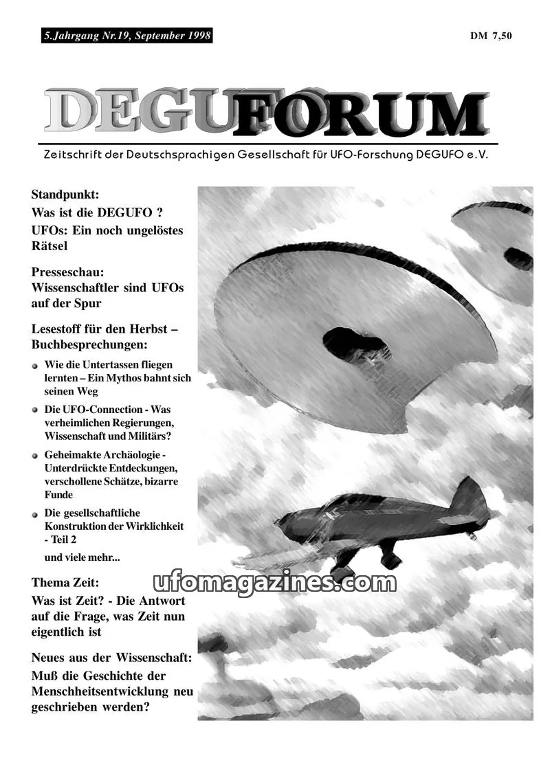 Cover of Deguforum (DEGUFO) issue 19: DEGUFORUM