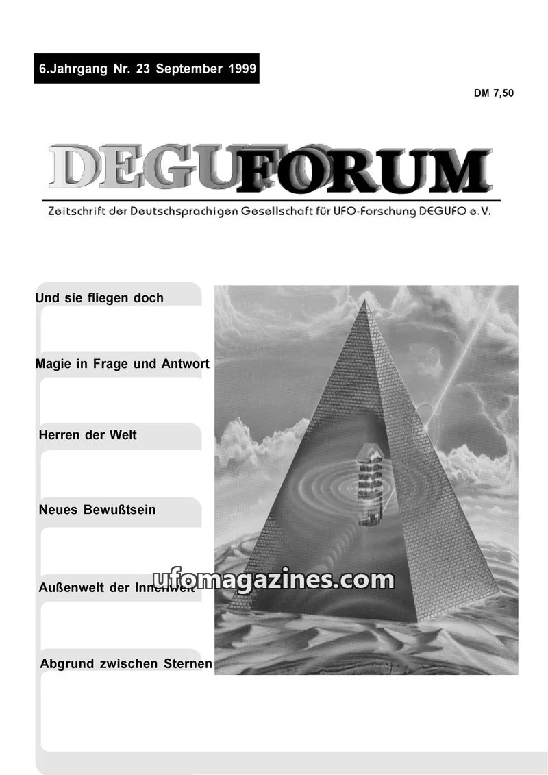 Cover of Deguforum (DEGUFO) issue 23: DEGUFORUM