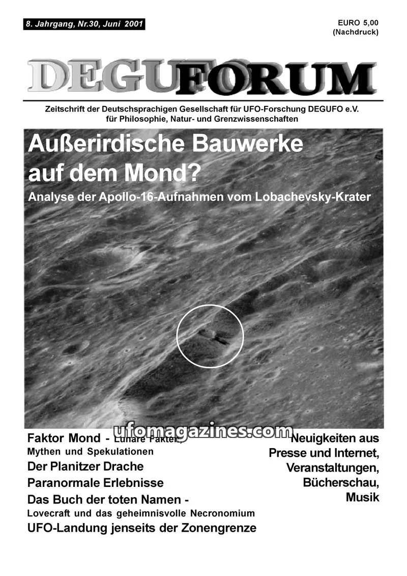 Cover of Deguforum (DEGUFO) issue Nr.30: DEGUFORUM