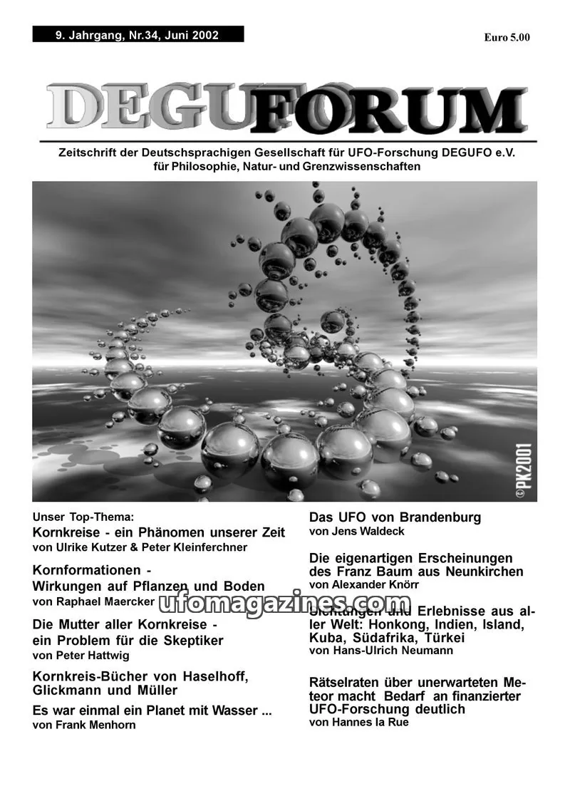 Cover of Deguforum (DEGUFO) issue 34: DEGUFORUM