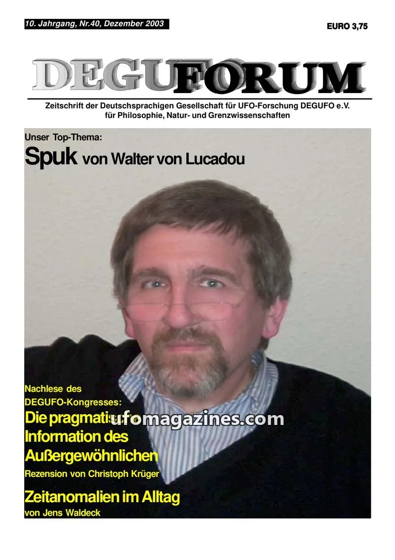 Cover of Deguforum (DEGUFO) issue 40: DEGUFORUM