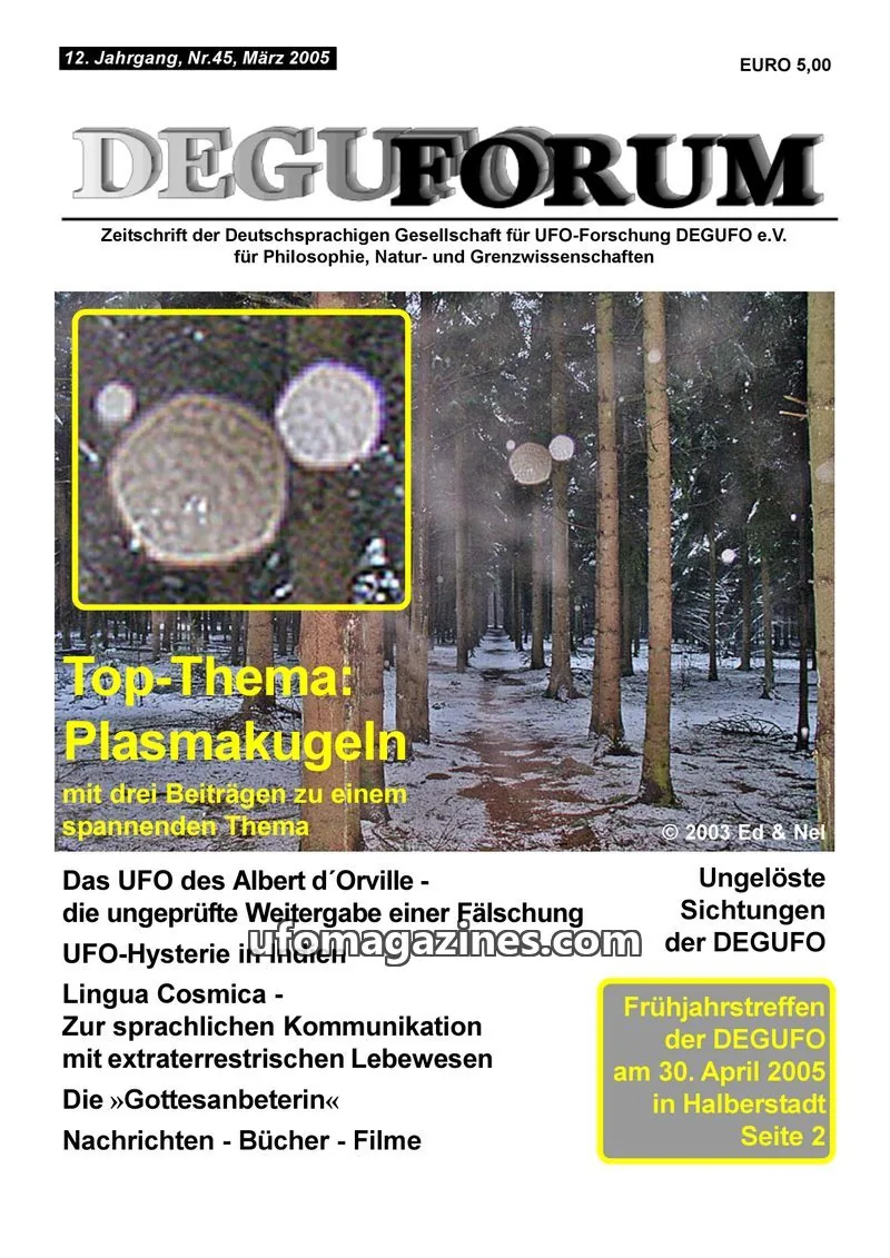 Cover of Deguforum (DEGUFO) issue 45: DEGUFORUM