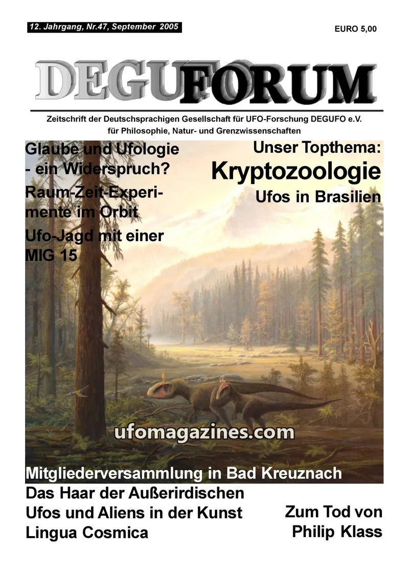Cover of Deguforum (DEGUFO) issue 47: DEGUFORUM