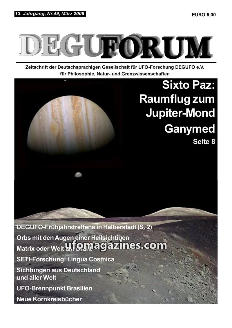 Cover of Deguforum (DEGUFO) issue Nr. 49: DEGUFORUM