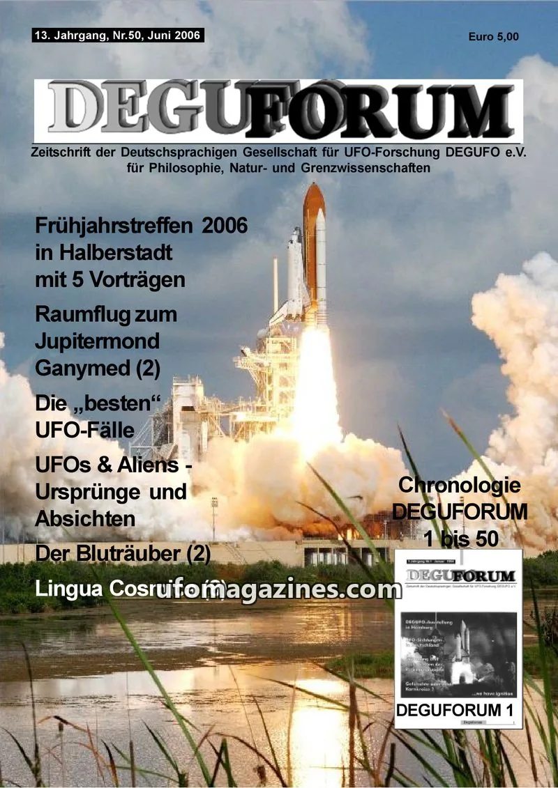 Cover of Deguforum (DEGUFO) issue 50: DEGUFORUM