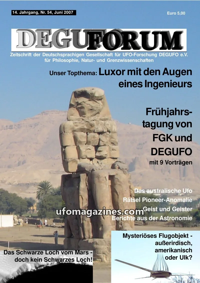 Cover of Deguforum (DEGUFO) issue 54: DEGUFORUM