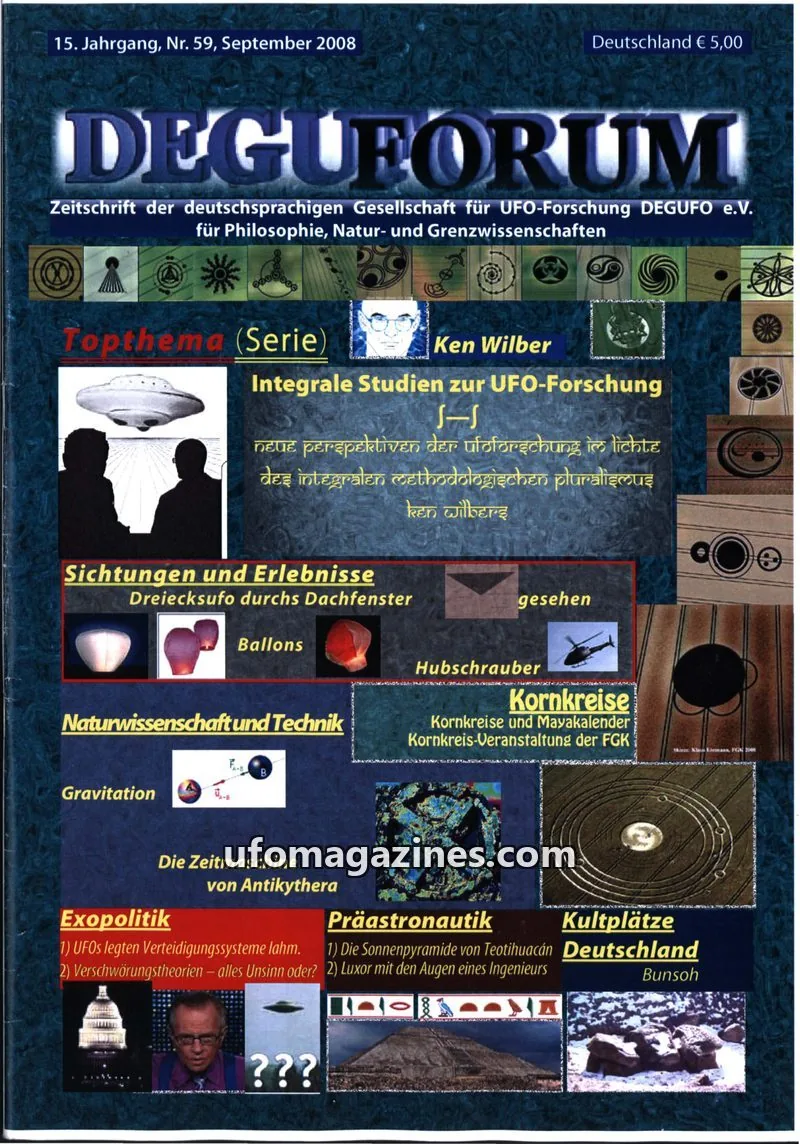 Cover of Deguforum (DEGUFO) issue Nr. 59: DEGUFORUM