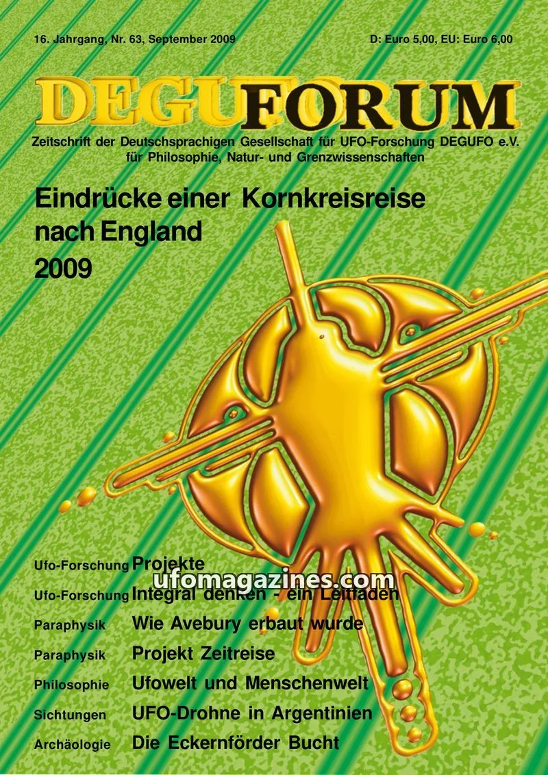 Cover of Deguforum (DEGUFO) issue Nr. 63: DEGUFORUM