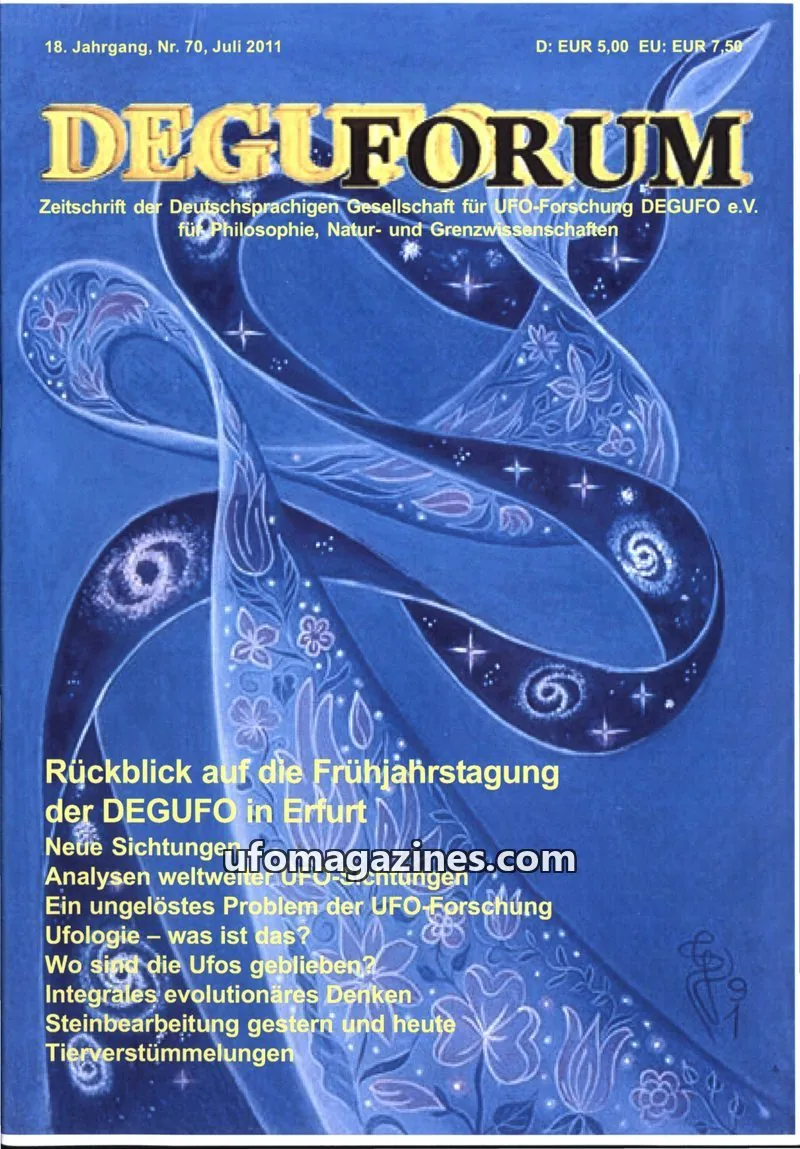 Cover of Deguforum (DEGUFO) issue Nr. 70: DEGUFORUM