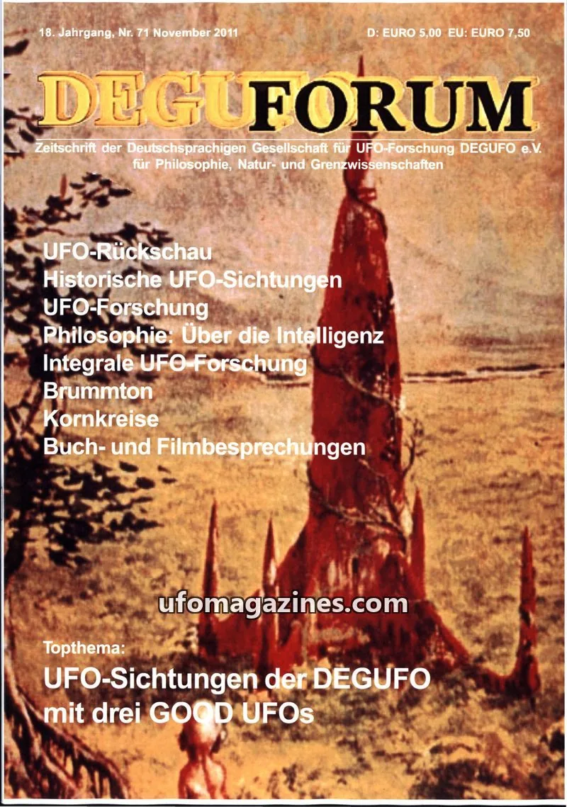 Cover of Deguforum (DEGUFO) issue 71: DEGUFORUM