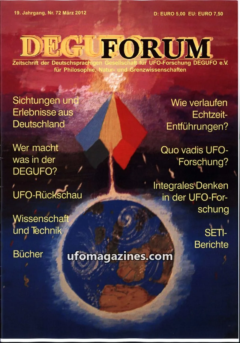 Cover of Deguforum (DEGUFO) issue 72: DEGUFORUM