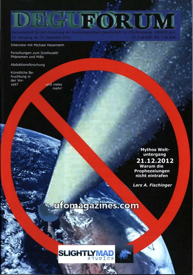 Cover of Deguforum (DEGUFO) issue 75: DEGUFORUM