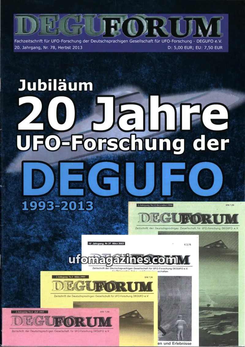 Cover of Deguforum (DEGUFO) issue Nr. 78: DEGUFORUM