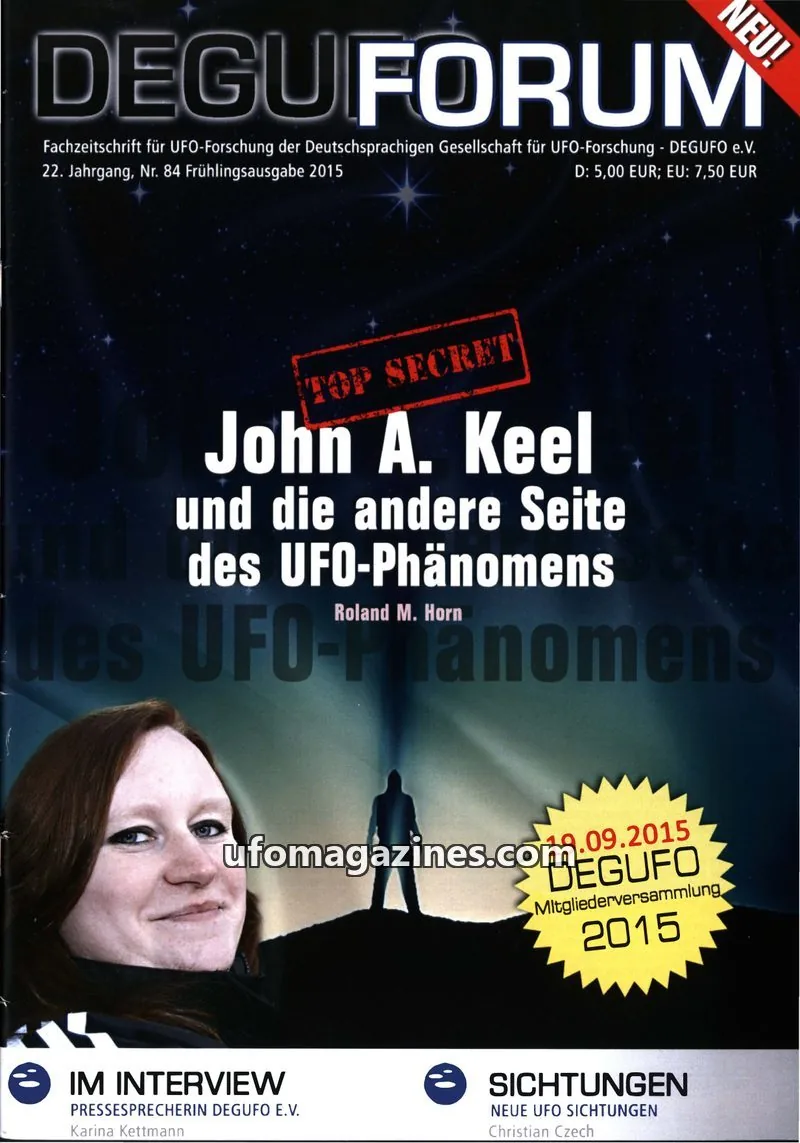 Cover of Deguforum (DEGUFO) issue 84: DEGUFORUM