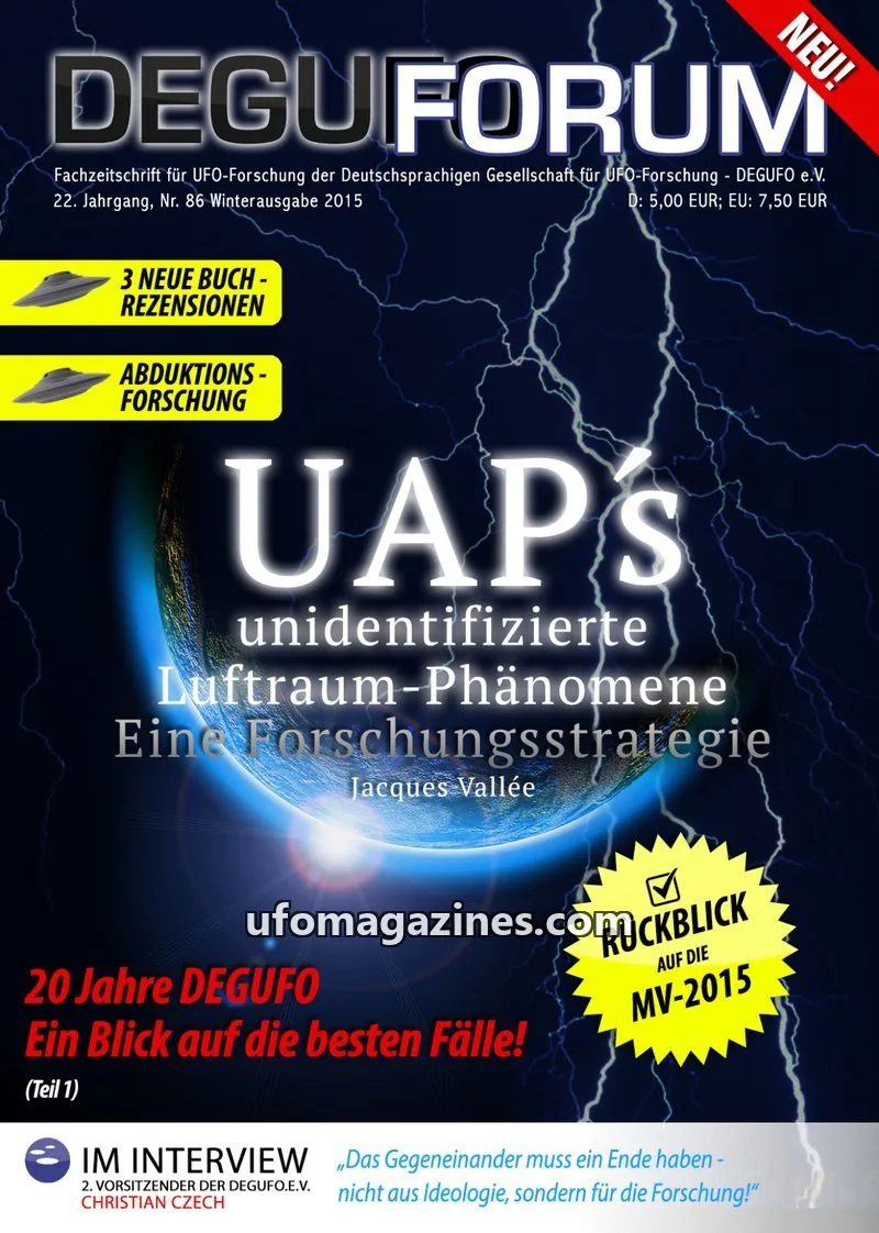 Cover of Deguforum (DEGUFO) issue Nr. 86: DEGUFORUM