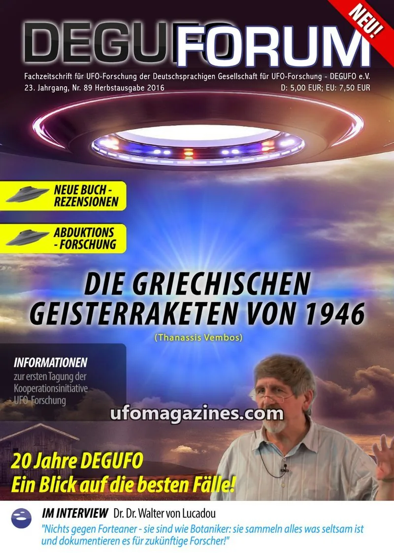 Cover of Deguforum (DEGUFO) issue Nr. 89: DEGUFORUM