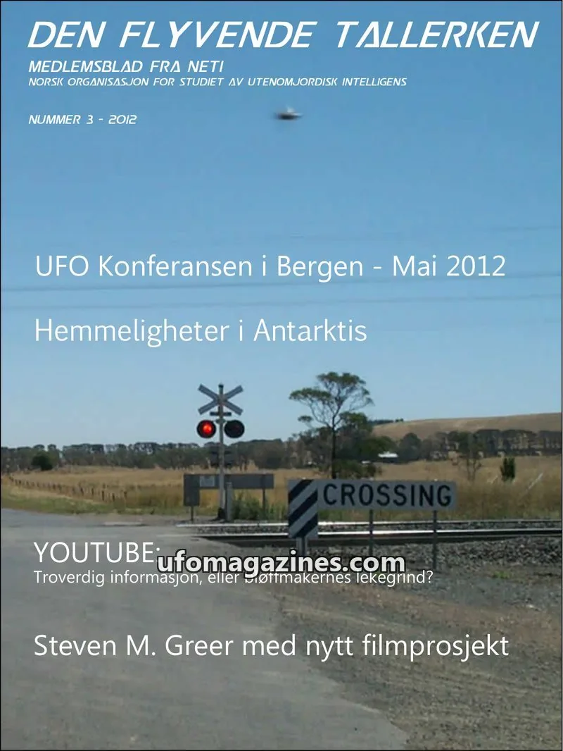 Cover of NETI issue NUMMER 3 - 2012: DEN FLYVENDE TALLERKEN