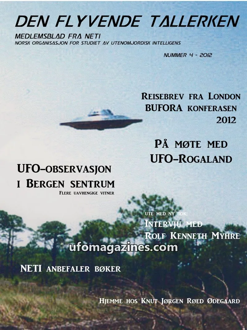 Cover of NETI issue 4: DEN FLYVENDE TALLERKEN