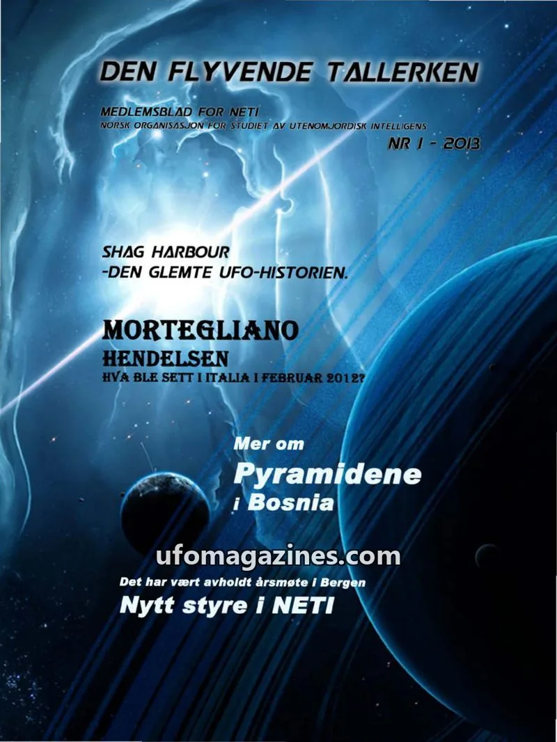 Cover of NETI issue 1: DEN FLYVENDE TALLERKEN