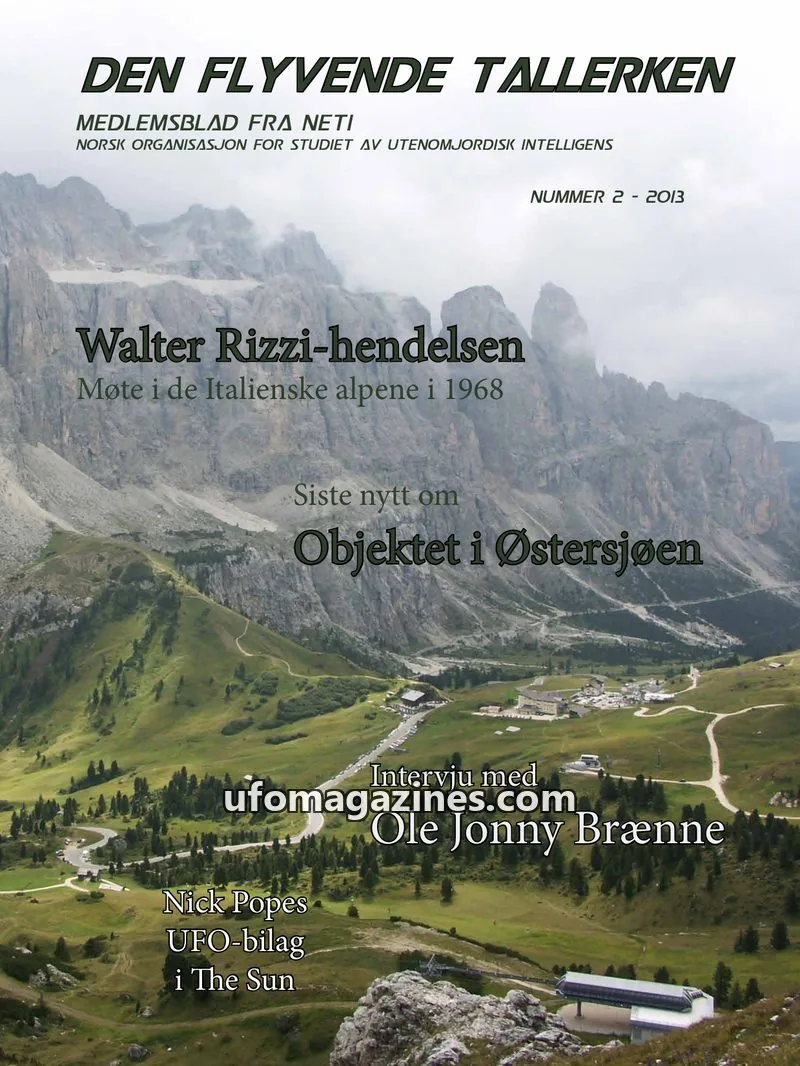 Cover of NETI issue NUMMER 2 - 2013: DEN FLYVENDE TALLERKEN