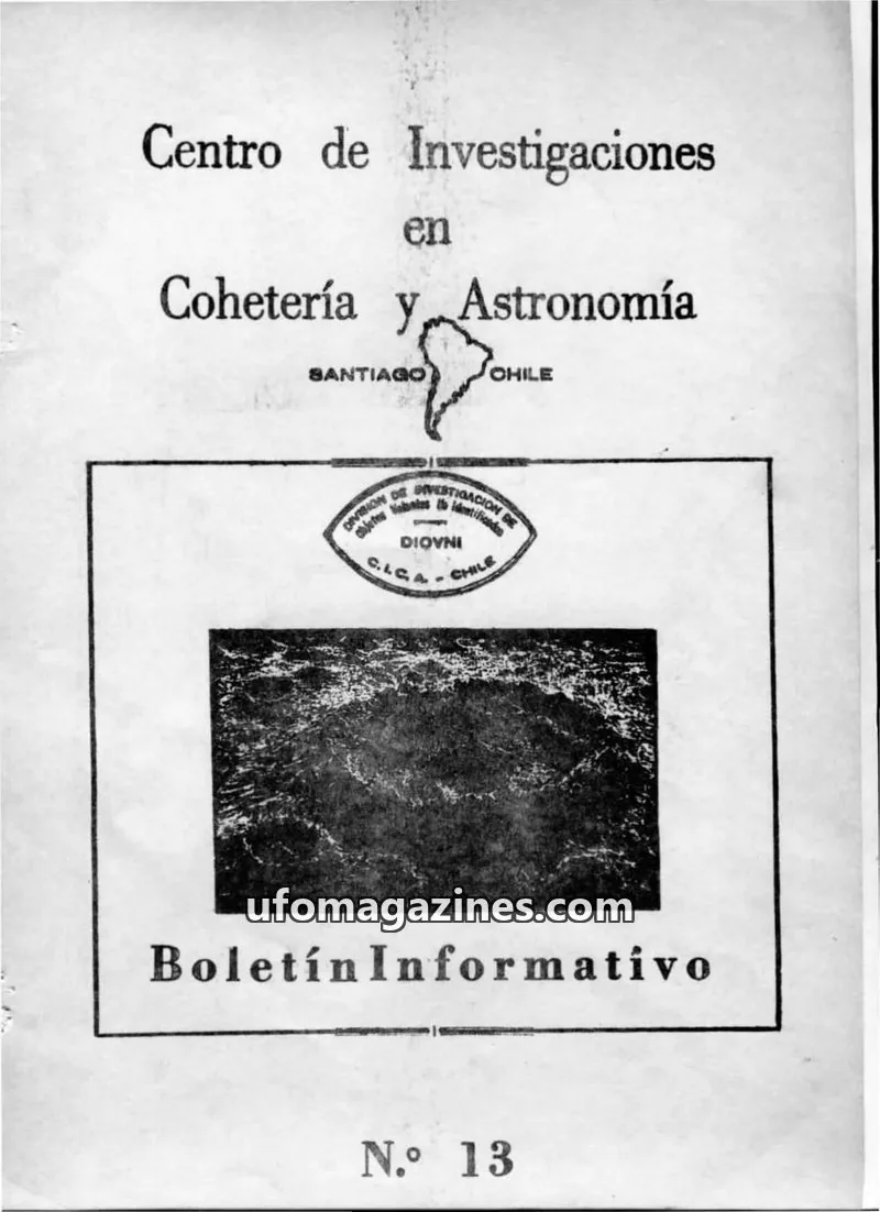 Cover of DIOVNI issue 13: Boletín Informativo