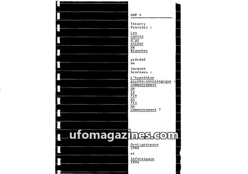 Cover of Dossiers Ovni Presence issue 4: OVNI-PRESENCE
